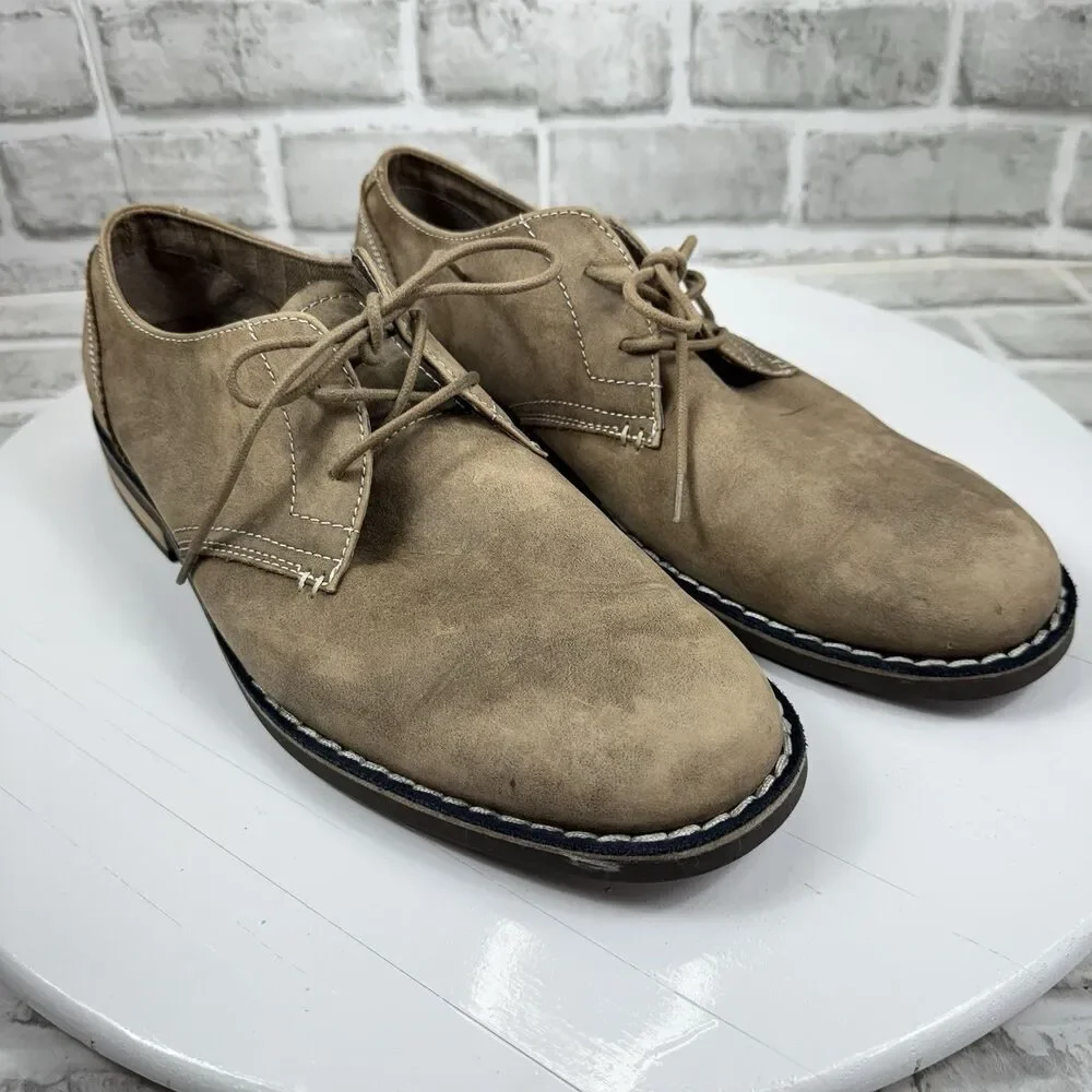 Original Penguin Waylon Men's Size 10 Brown Suede Lace Up Casual Shoes